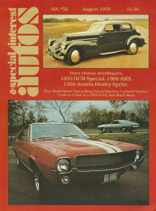 SPECIAL-INTEREST AUTOS 1979 AUG #52 - '68 AMX SPECIAL,'58 SPRITE,'33 MARMON HCM